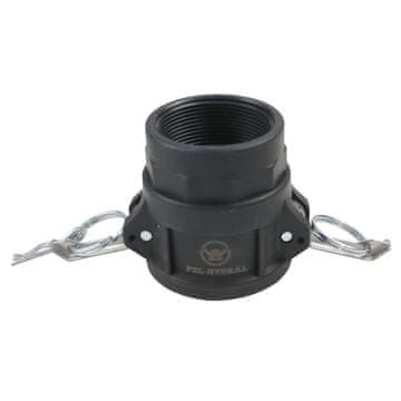 shumee Vtičnica Camlock tip D polipropilen PP 2" x 50 mm PZL hidravlična