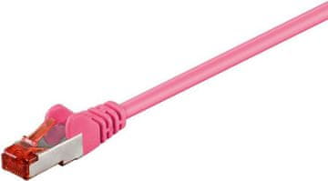 MicroConnect Omrežni kabel Microconnect SSTP620PI roza 20 m Cat6 S/FTP (S-STP)