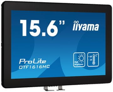iiyama iiyama OTF1616MC-B1 monitor na dotik 15,6" Full HD LCD črne barve
