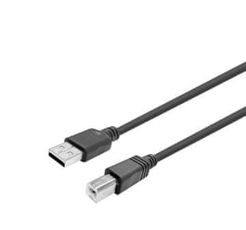 Vivolink PROUSBAB15 USB kabel USB 2.0 15 m USB A USB B črne barve