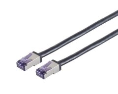 shumee Omrežni kabel Lanview LVN-CAT6A-flex-1 M črne barve S/FTP (S-STP)