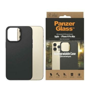 PanzerGlass Biorazgradljiv ovitek PanzerGlass za iPhone 14 Pro Max črne barve
