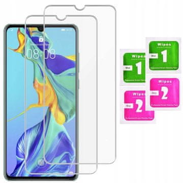 shumee 2x kaljeno steklo zaščitno steklo za Huawei P30 2-paket | 2-paket