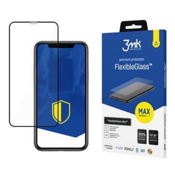 3MK Apple iPhone Xs Max/11 Pro Max - 3mk FlexibleGlass Max črne barve