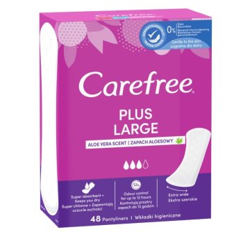 shumee Johnson carefree Large dnevni vložki z vonjem aloe vere 48 kosov.