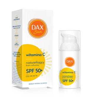 shumee DAX Sun posvetljevalna zaščitna krema z vitaminom C SPF 50+ 30 ml