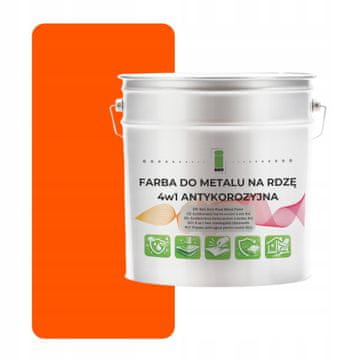 shumee Kovinska barva za rjo 4 v 1 oranžna RAL2008 I SEE pocinkano jeklo 2,5 l polmat