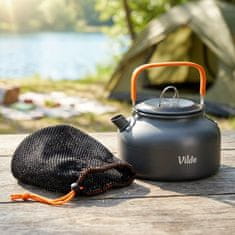 Artemis Turistični grelnik vode za kampiranje, piknik, šotor, bivak, majhen, 700 ml