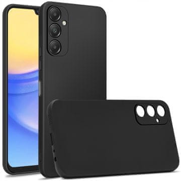 shumee Silikonski mat ovitek za Samsung Galaxy A25 5G mat hrbtna stran + 9H steklo