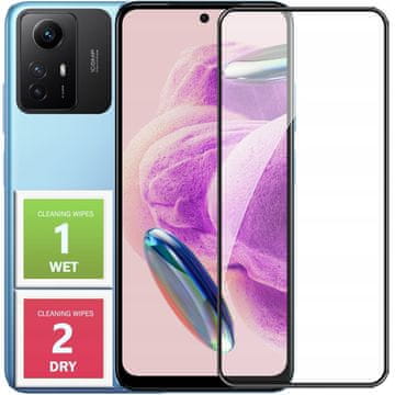 shumee Kaljeno steklo za Xiaomi Redmi Note 12S, celozaslonski zaslon, 5D 9H steklo