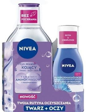 Nivea Nivea Duopack set micelarna voda 400 ml + odstranjevalec ličil z oči 125 ml