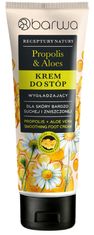 BARWA Barwa Recipes of Nature krema za glajenje stopal - propolis in aloja 100 ml