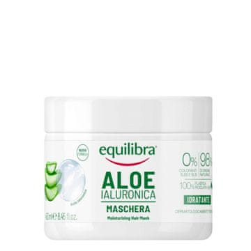 Beauty Formulas Vlažilna maska za lase Equilibra Aloe z alojo in hialuronsko kislino 450 ml