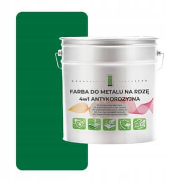 shumee Barva za kovino proti rji 4 v 1 zelena RAL6029 I SEE pocinkano jeklo 5L saten