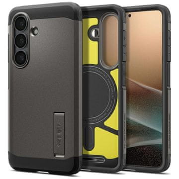 Spigen Ovitek Spigen Tough Armor Mag MagSafe za Samsung Galaxy S26, bronasto rjav