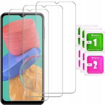 shumee 3x kaljeno steklo za Samsung Galaxy M33 4G / 5G steklo ZA zaslon 9H 3 kosi