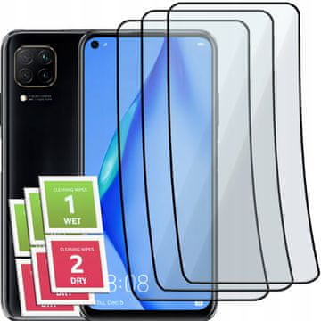 shumee 3x hibridno steklo ZA Huawei P40 lite / P40 lite E celozaslonsko keramično