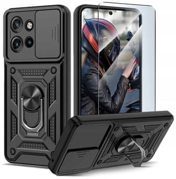 shumee Ovitek za Motorola Moto edge 50 Neo z oklepnim drsnim obročem + 9H steklom