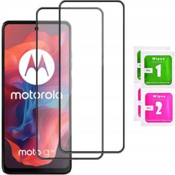 shumee 5D kaljeno steklo za Motorola Moto G04 / G24 / G24 Power Celoten zaslon 9H