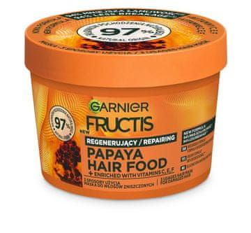 Garnier Fructis Hair Food regeneracijska maska za poškodovane lase - papaja 400 ml