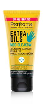 DAX Perfecta Extra Oils krema za roke z oljem "Silikonske rokavice" tuba 80 ml