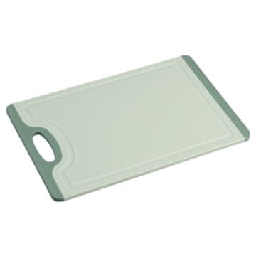 Kesper Zelena nedrseča plastična deska za rezanje z ročajem 29,5 x 19,5 x 0,8 cm