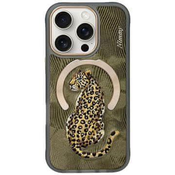 shumee Ovitek Nimmy Magnetic Fantasy Animal MagSafe za iPhone 16 Pro zlate barve