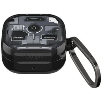 shumee Ovitek Spigen Ultra Hybrid za Samsung Galaxy Buds4 / Buds4 Pro črne barve