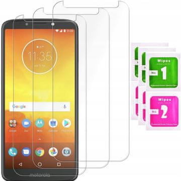 shumee 3x 9H kaljeno steklo zaščitno folijo za Lenovo Moto E5 Plus | 3-pakiranje