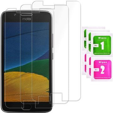 shumee 3x 9H kaljeno steklo zaščitno folijo za Lenovo Moto G5 Plus | 3-pakiranje