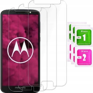 shumee 3x kaljeno steklo zaščitno steklo 9H za Motorola Moto G6 | Paket s 3 kosi