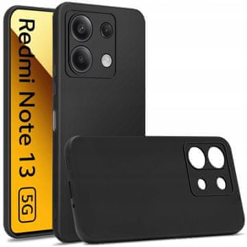 shumee Ovitek za Xiaomi Redmi Note 13 5G iz mat silikona + zadnja stran + steklo