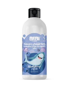 BARWA Barwa Bebi otroški šampon in tekočina za kopel 2 v 1 - jagodičevje 500 ml