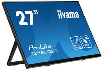 iiyama iiyama ProLite T2755QSC-B1 monitor na dotik 27" QHD 2560x1440 črne barve