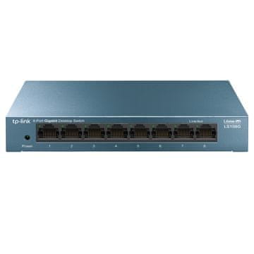 TP-Link TP-Link LS108G Neupravljani gigabitni Ethernet (10/100/1000) Modre barve
