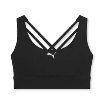 Puma Ženski športni modrček Puma Training MID Impact črne barve 68951901, velikost XL