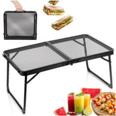 Artemis Zložljiva kamping miza, raztegljiva kamping miza, vrtna miza, 70x40x31,5