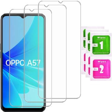 shumee 3x kaljeno steklo za zaščitno folijo za zaslon Oppo A57s / A57 | 3-PAKET