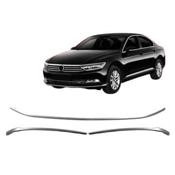 shumee Kromirane okrasne letve sprednjega odbijača Volkswagen Passat B8 2015-19