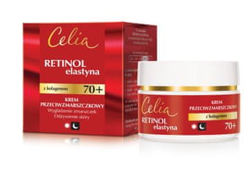 DAX Celia krema proti gubam z retinolom in elastinom 70+ za dan in noč 50 ml