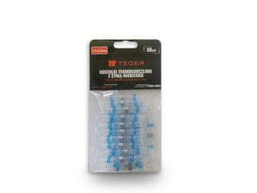 shumee Komplet termoskrčljivih cevk s pločevino 1,5-2,5 mm, modre barve, Teger