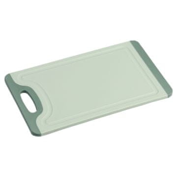 Kesper Zelena nedrseča plastična deska za rezanje z ročajem 23,5 x 14 x 0,8 cm