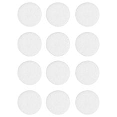 shumee Samolepilne bele filcane blazinice (komplet 12 kosov) FI 28 mm Vorstahl