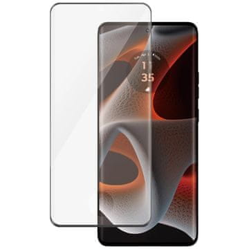 PanzerGlass Kaljeno steklo PanzerGlass Ultra-Wide Fit za Edge 50 Pro/Ultra 9H, črno