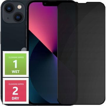 shumee Kaljeno steklo za iPhone 13 / 13 PRO, zaščita pred vohunjenjem in zasebnostjo 5D