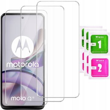 shumee 3x kaljeno steklo za Motorola Moto G13 / G23 steklo ZA zaslon 9H 3 kosi