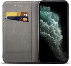 shumee Ovitek za iPhone Apple 11 Pro, pametna knjiga z magnetom, črna + steklo