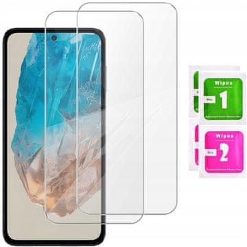 shumee 2x kaljeno steklo za zaščitno steklo za Samsung Galaxy M35 9H | 2-paket