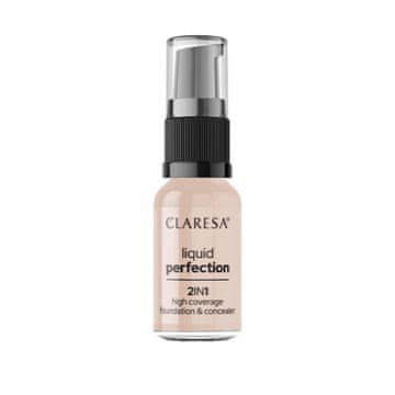 Claresa Claresa 2v1 tekoči korektor in prekrivni puder št. 103 Cool Medium 18 g