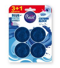 Dramers Brait Blue disk za straniščno školjko z vodnim učinkom, moder, 4 x 50 g